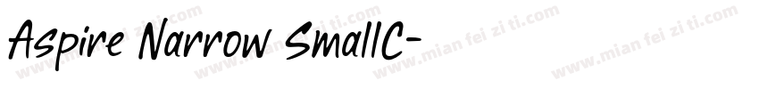 Aspire Narrow SmallC字体转换